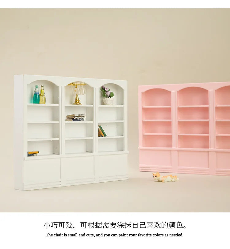 1:12 Scale Triple Bookshelf — main view