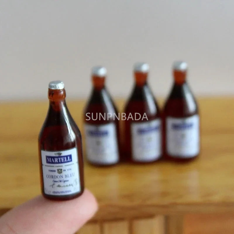 Scale Wine Whisky Bottle Bjd DIY Miniature House Kit — main view