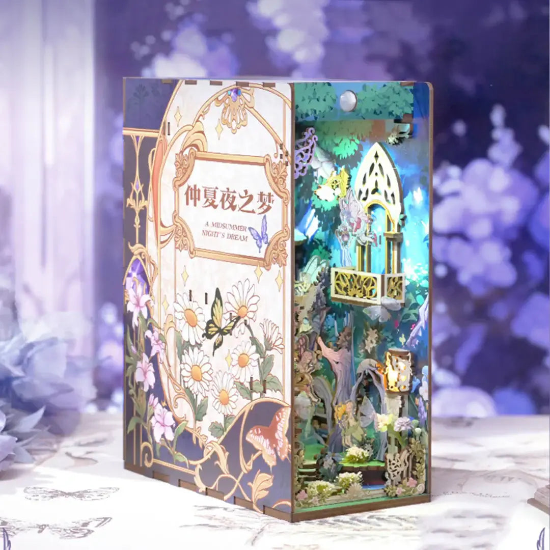 A Midsummer Nights Dream DIY Book Nook Kit — scene view