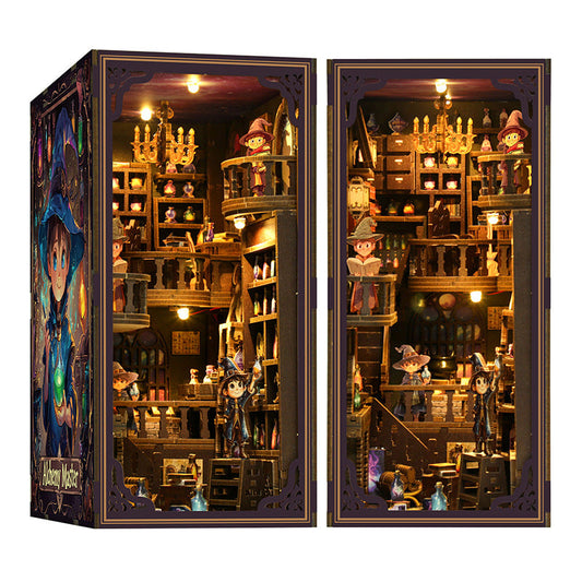 Alchemy Master DIY Book Nook Kit — detalied side view