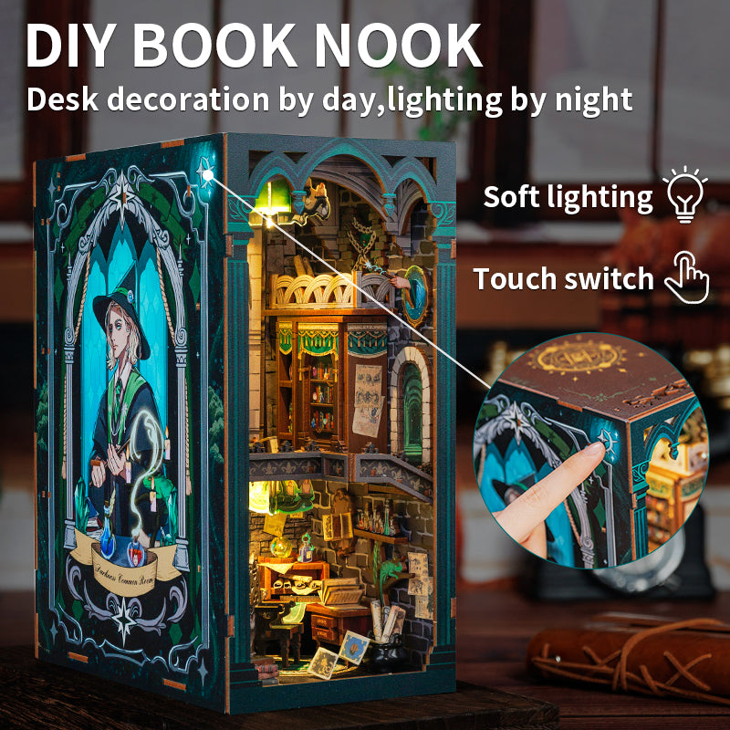 Darkness Common Room Book Nook — scene view