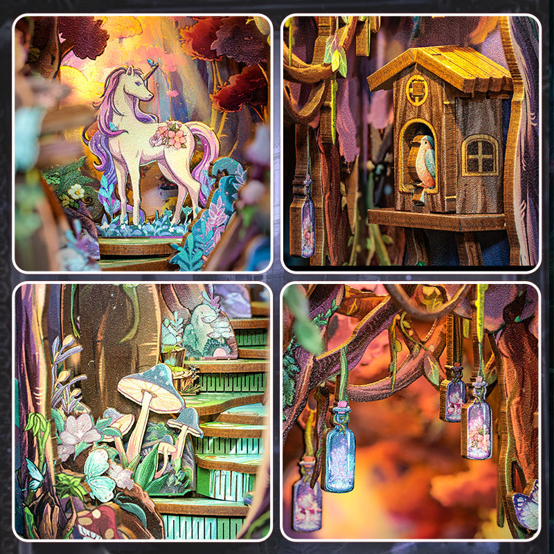 Grace of the Forest Book Nook Kit — angled close-up