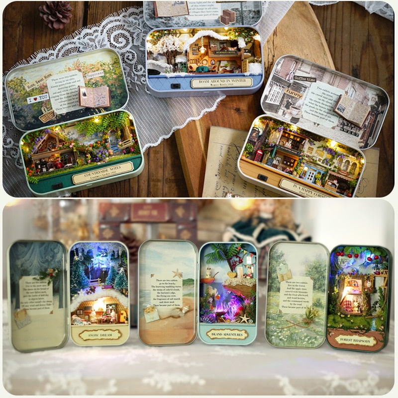 Countryside Notes Box Theatre Kit — scene view