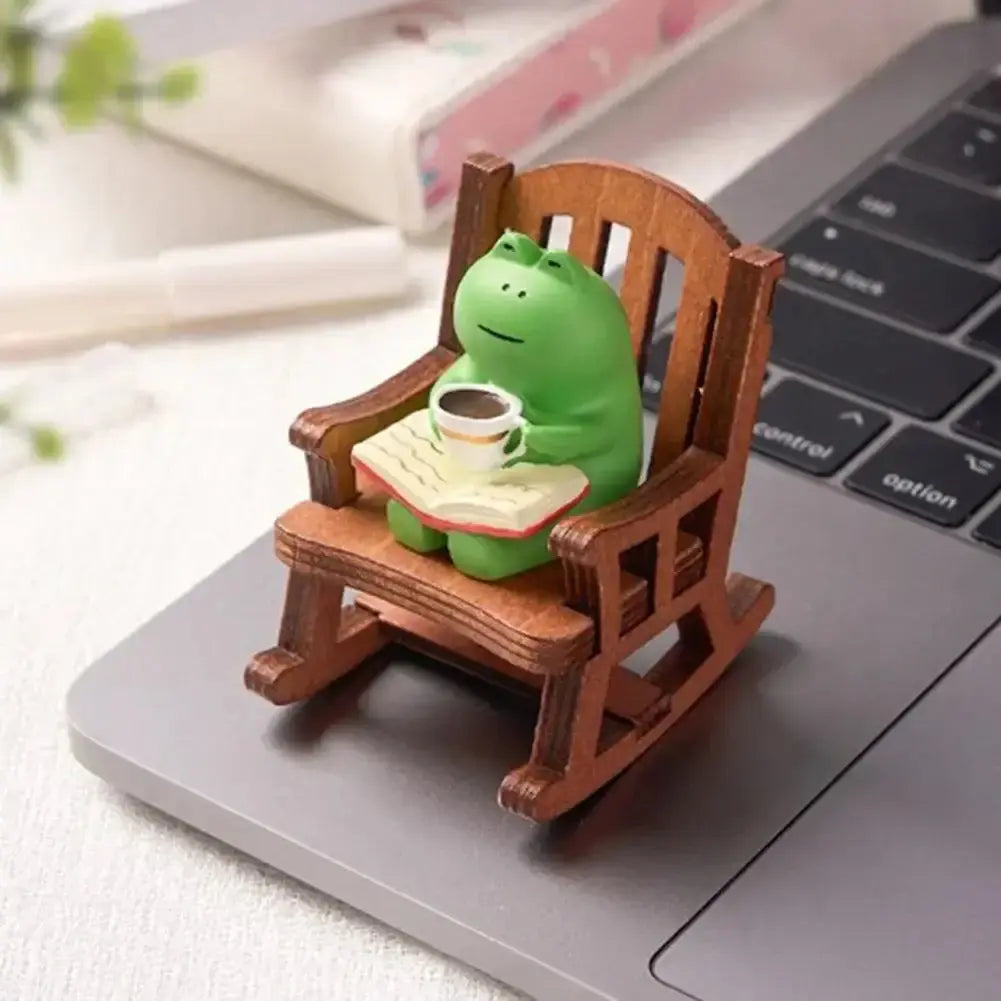 Table Lamp DIY Miniature House Kit — open display view