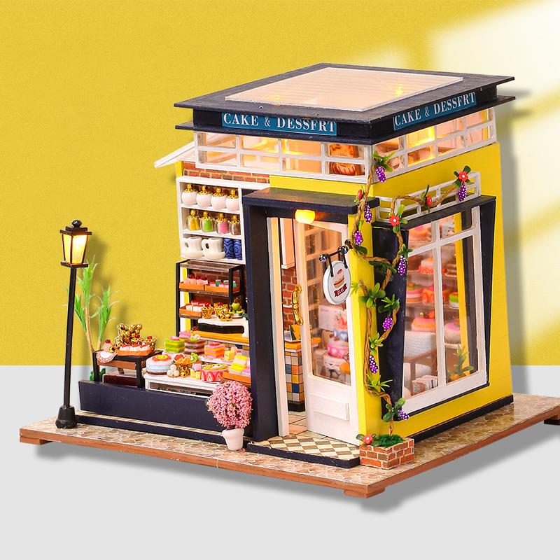Cutebee Cake House DIY Dollhouse Kit — front angle