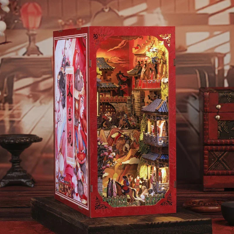 Cutebee Legend Of Mulan DIY Book Nook Kit — main view