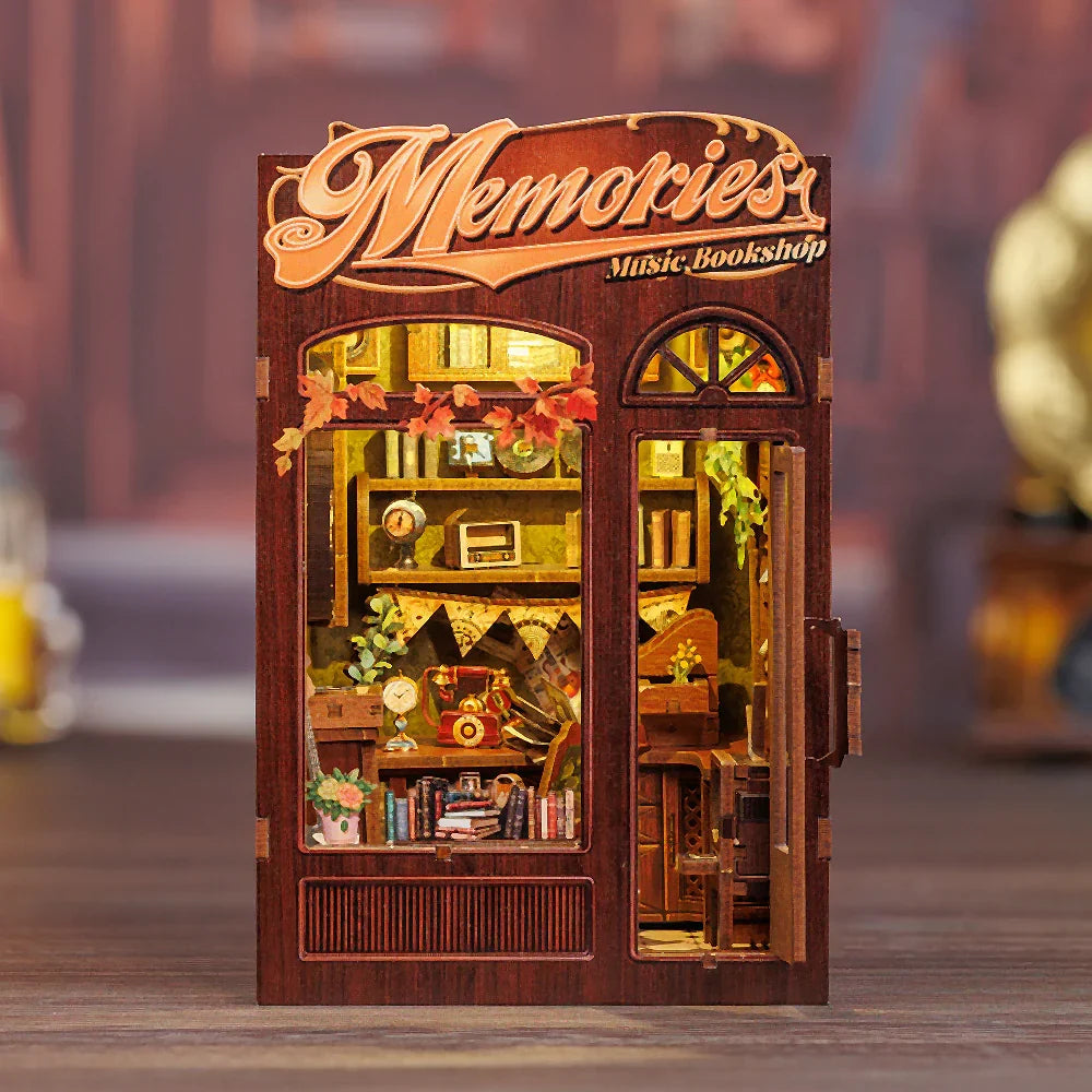 Music Bookshop Book Nook Kit — main view