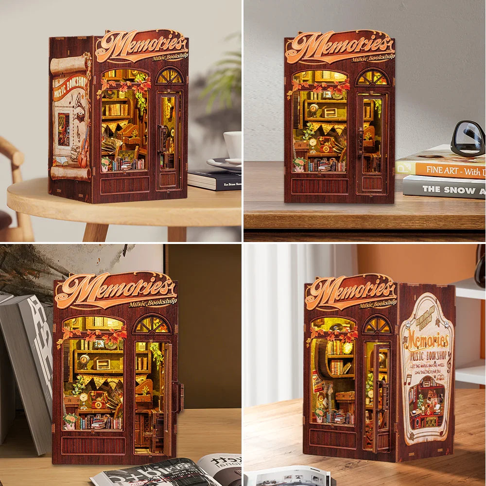 Music Bookshop Book Nook Kit — main view