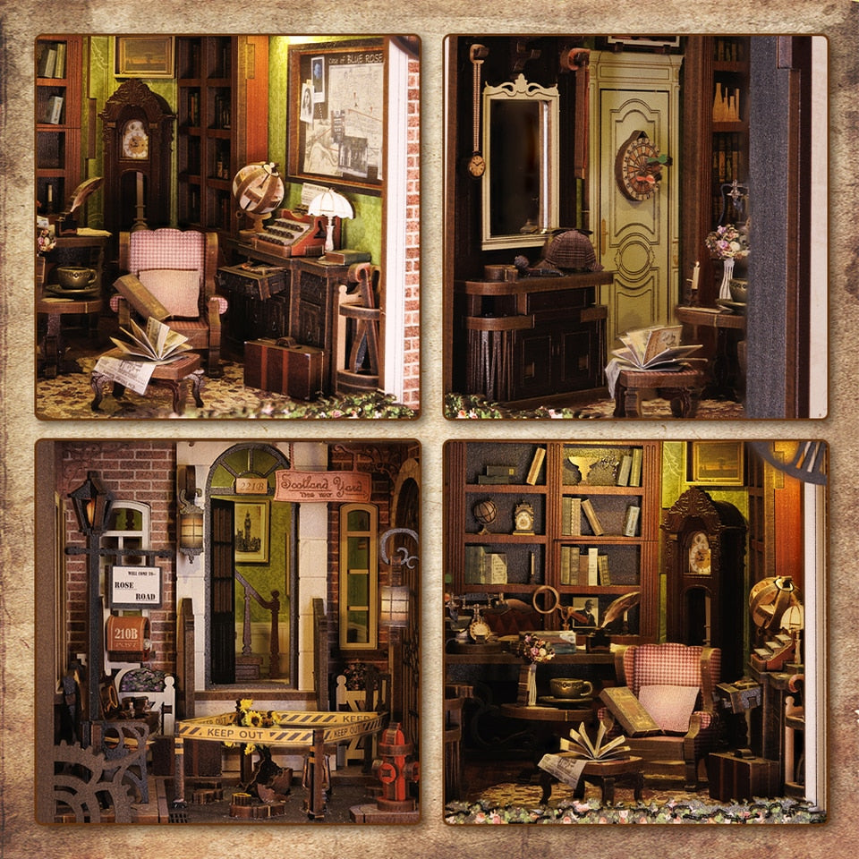 Rose Detective Book Nook Kit — front angle