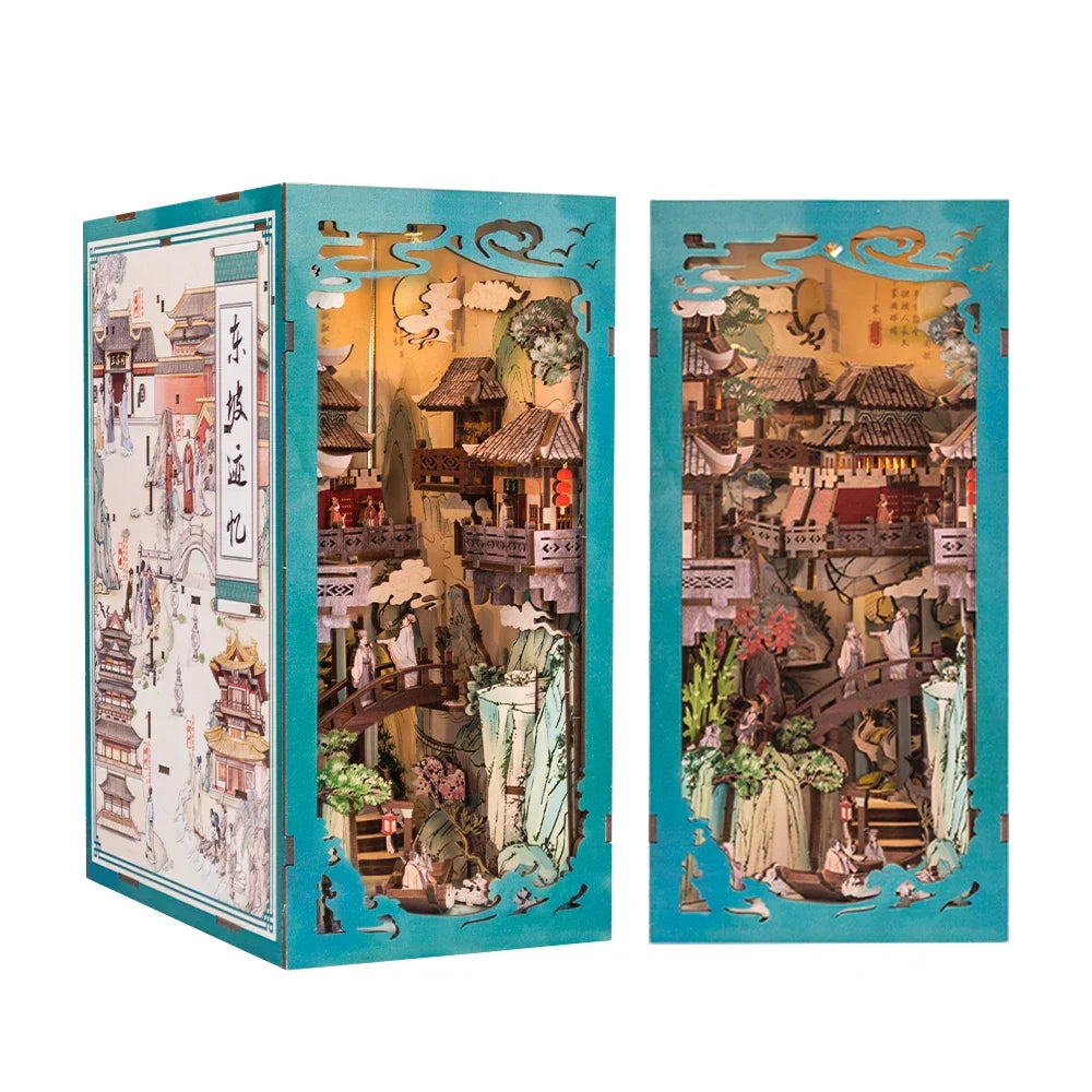 Cutebee Su Dongpos Life DIY Book Nook Kit — detalied side view
