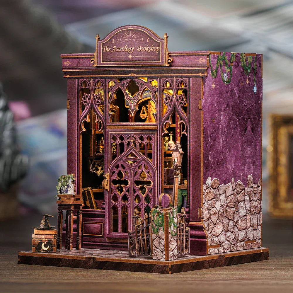 Astrology Bookshop Book Nook Kit — front angle