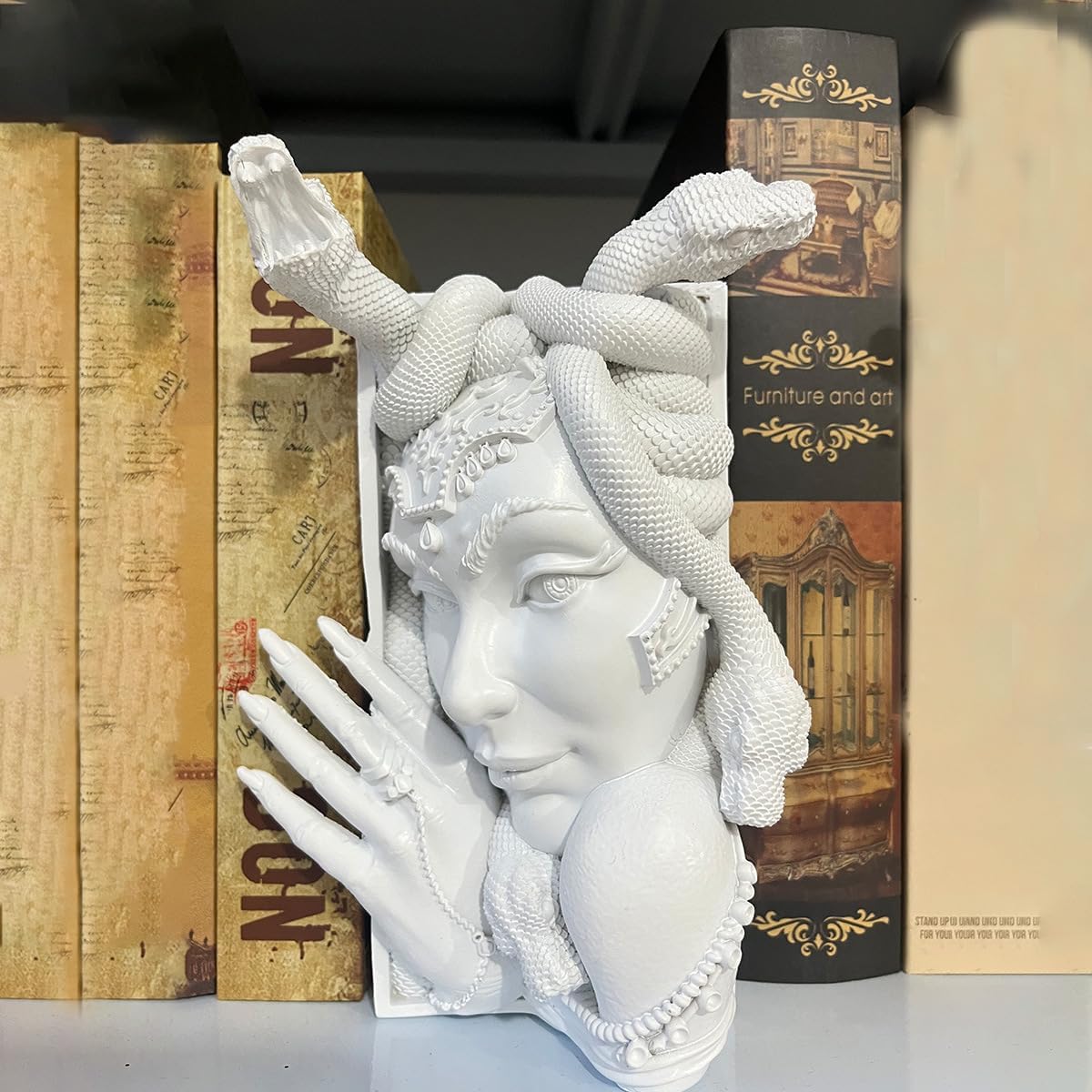 White DIY Book Nook Kit — open display view