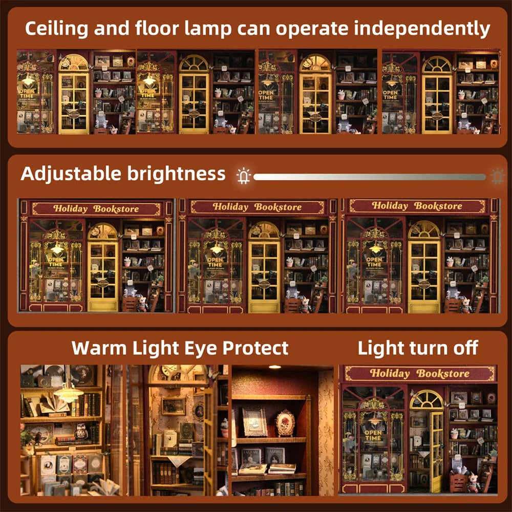 Reading Room DIY Miniature Kit — front angle
