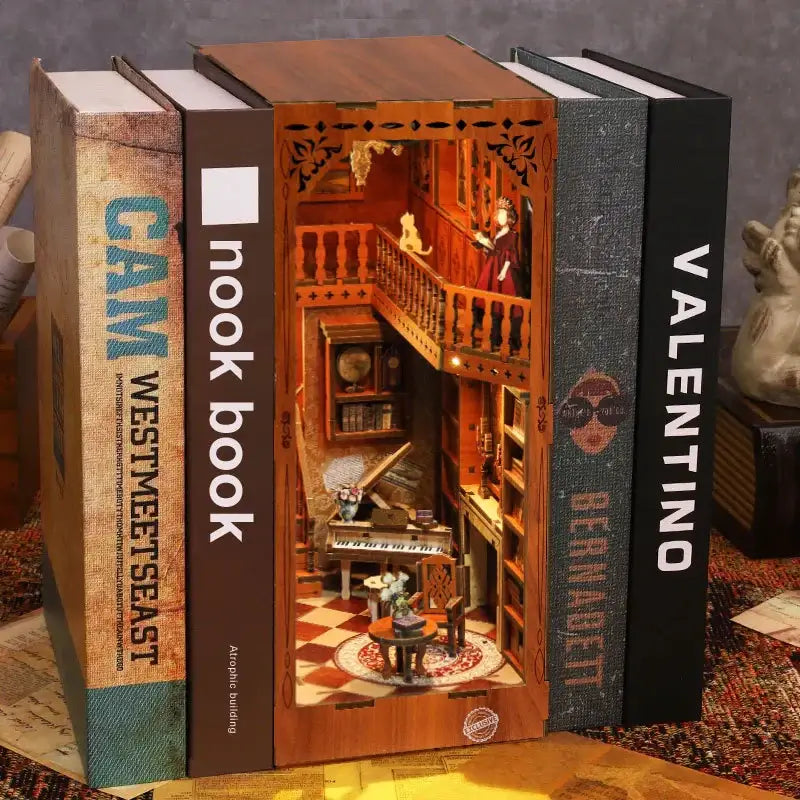 European Cottage DIY Book Nook Kit — front angle