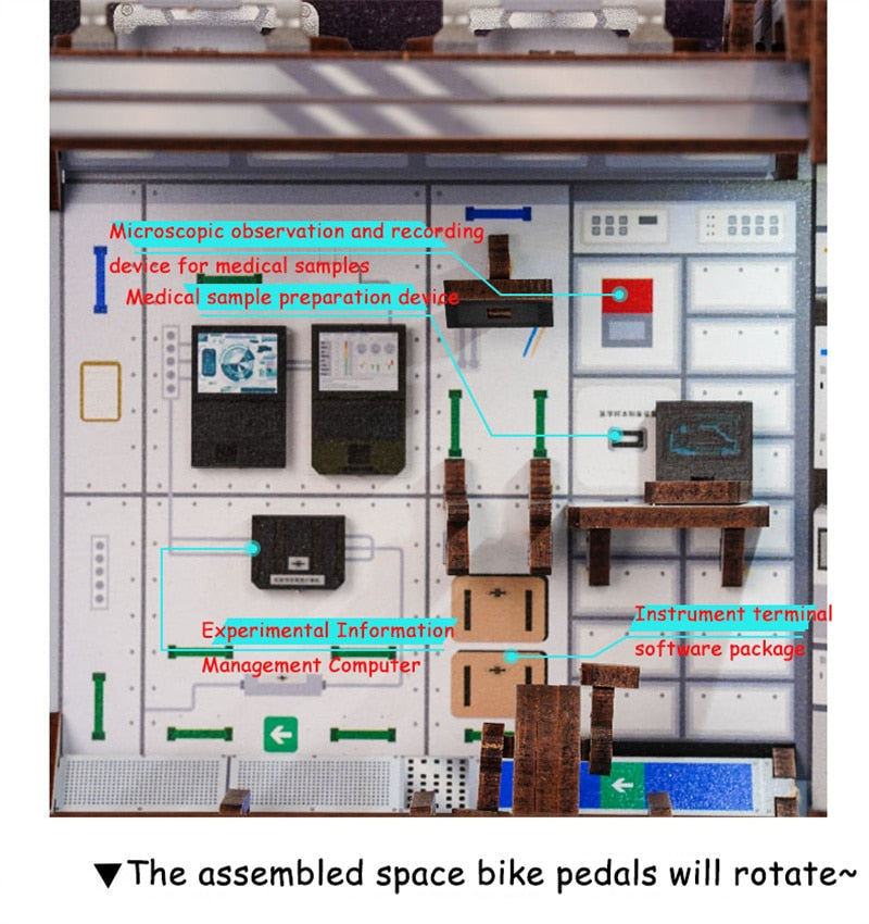 Explore Space DIY Book Nook Kit — angled close-up