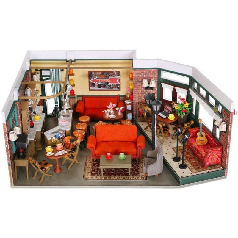 Central Perk Cafe DIY Miniature House Kit — main view