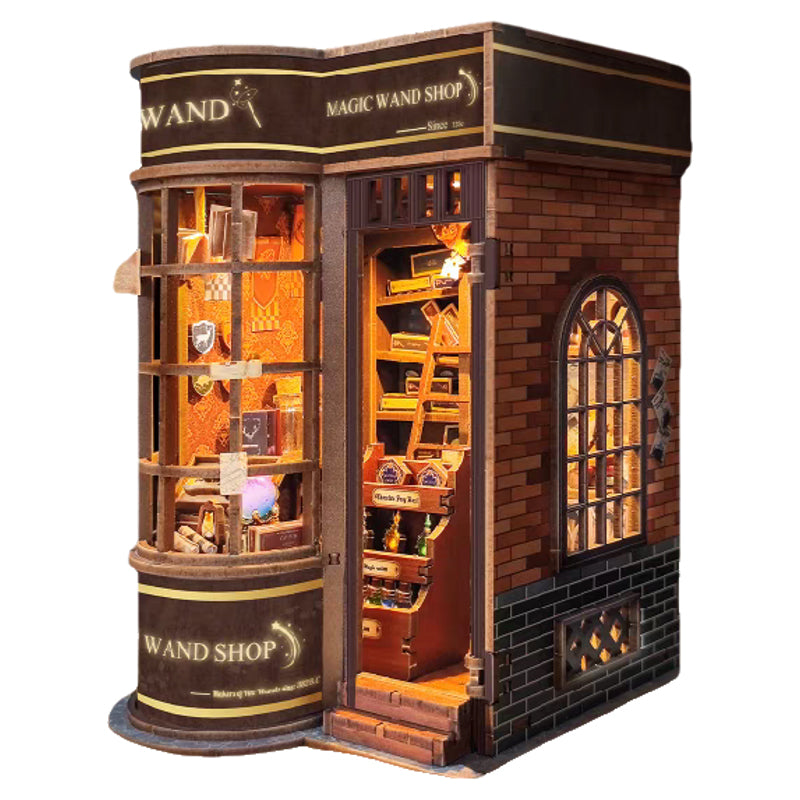 Enchanted Wand Shop DIY Book Nook Kit — front angle