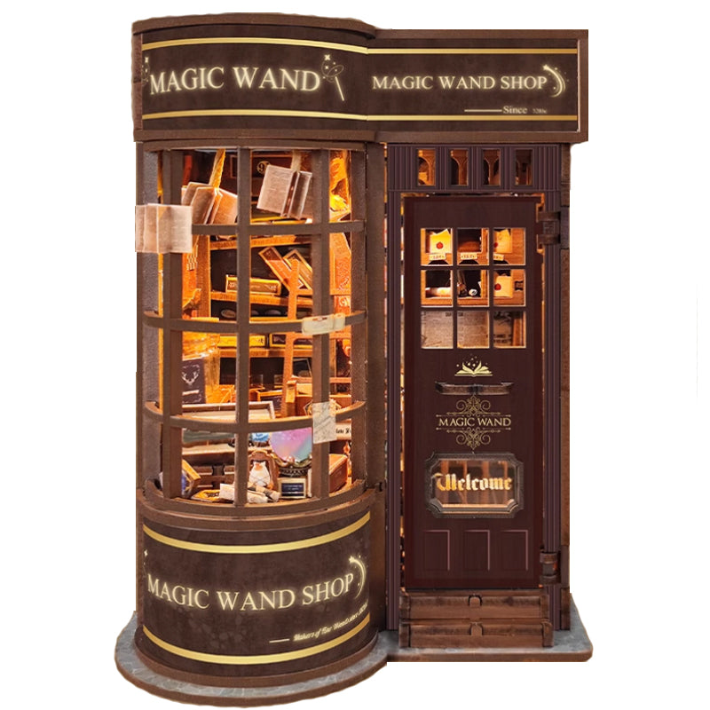 Enchanted Wand Shop DIY Book Nook Kit — scene view