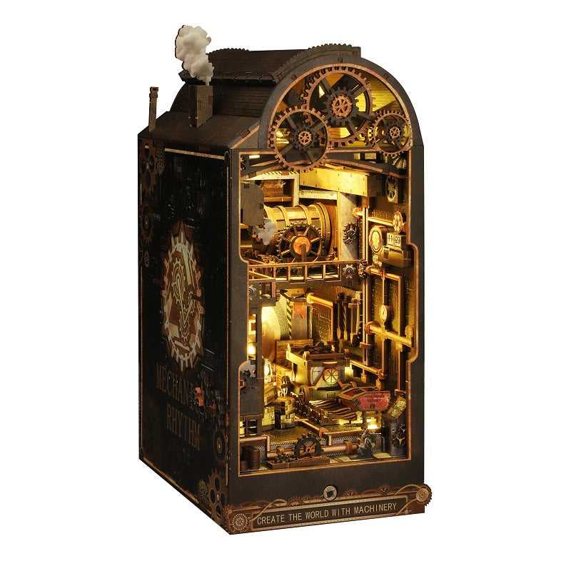 Machinery Dreams DIY Book Nook Kit — detalied side view