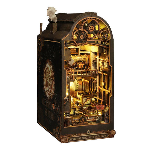 Machinery Dreams DIY Book Nook Kit — detalied side view