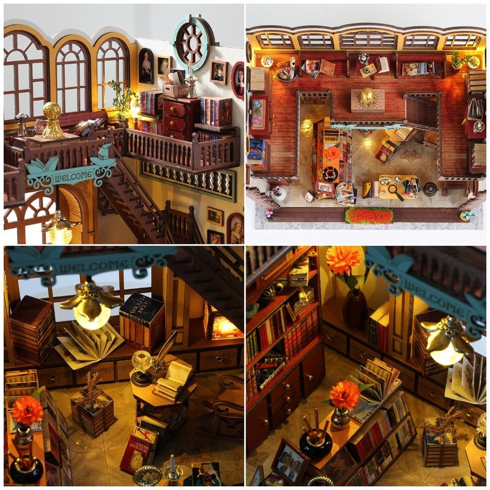 Magic Book House DIY Dollhouse Kit — scene view