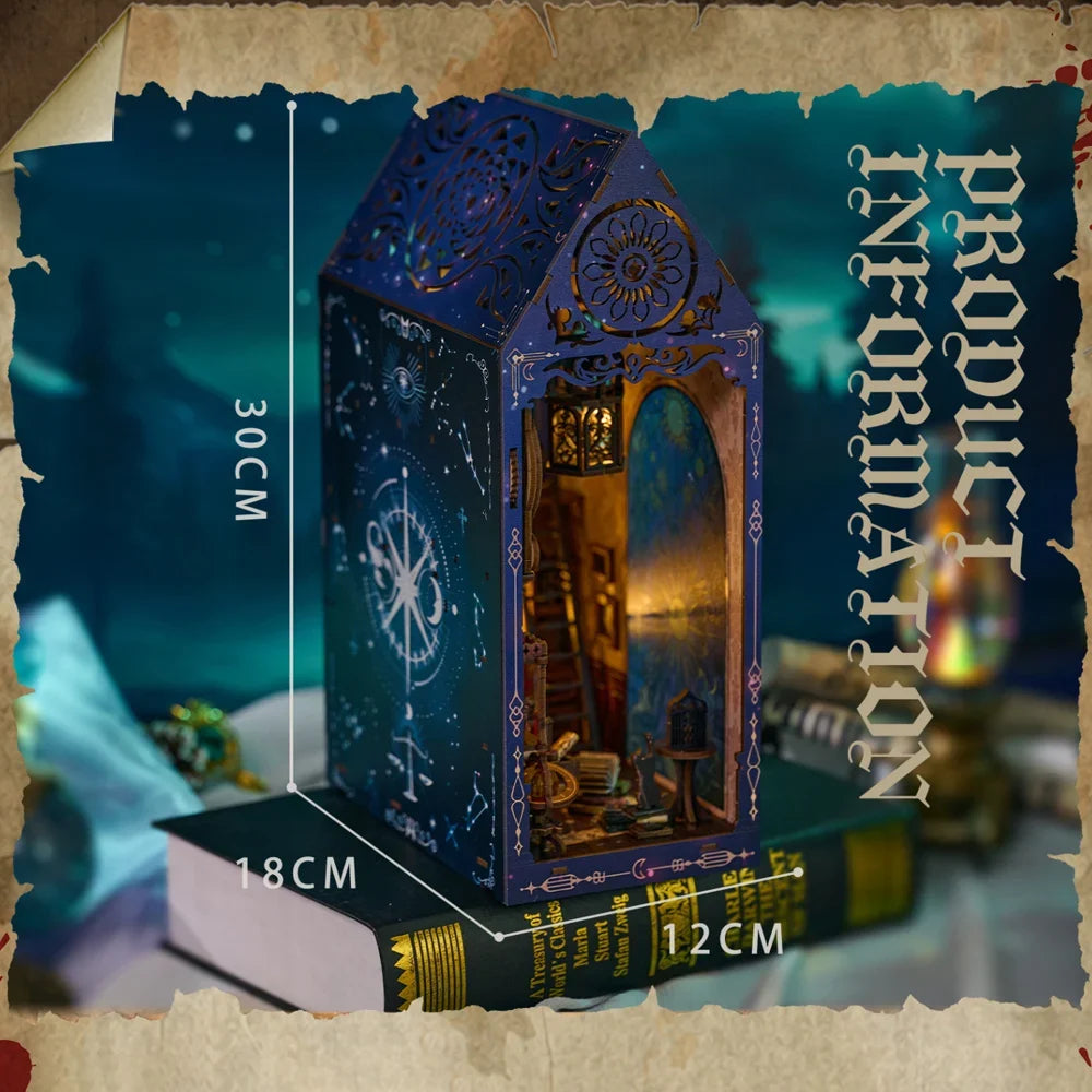 Mystical Research Book Nook Kit — scene view