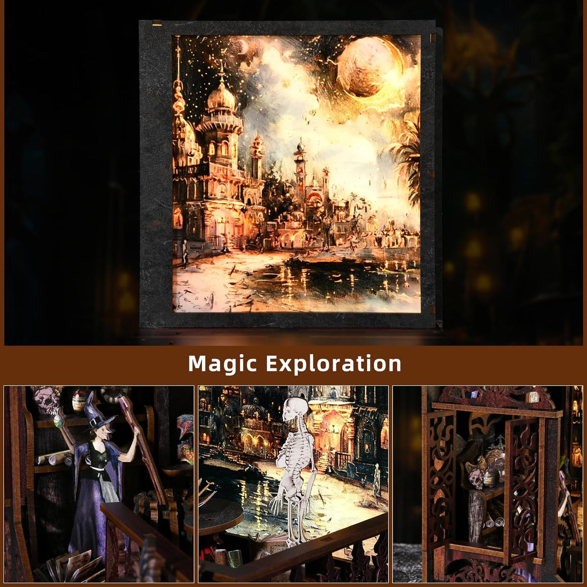 Magic Exploration DIY Book Nook Kit — main view