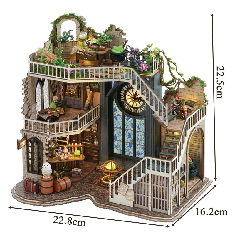 Magic House DIY Miniature Kit — angled close-up