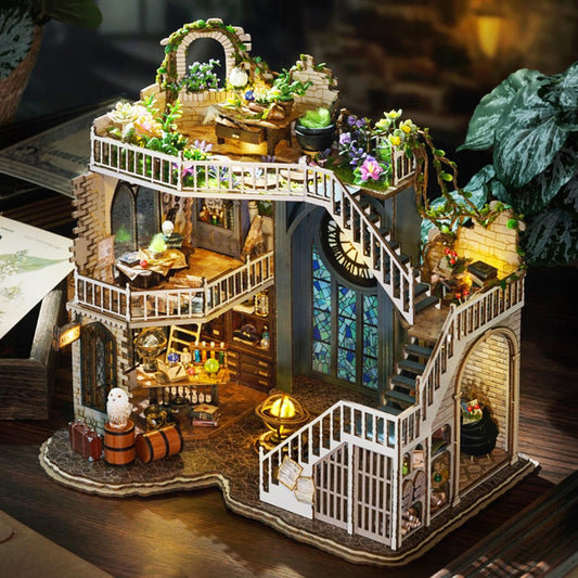 Magic House DIY Miniature Kit — detalied side view