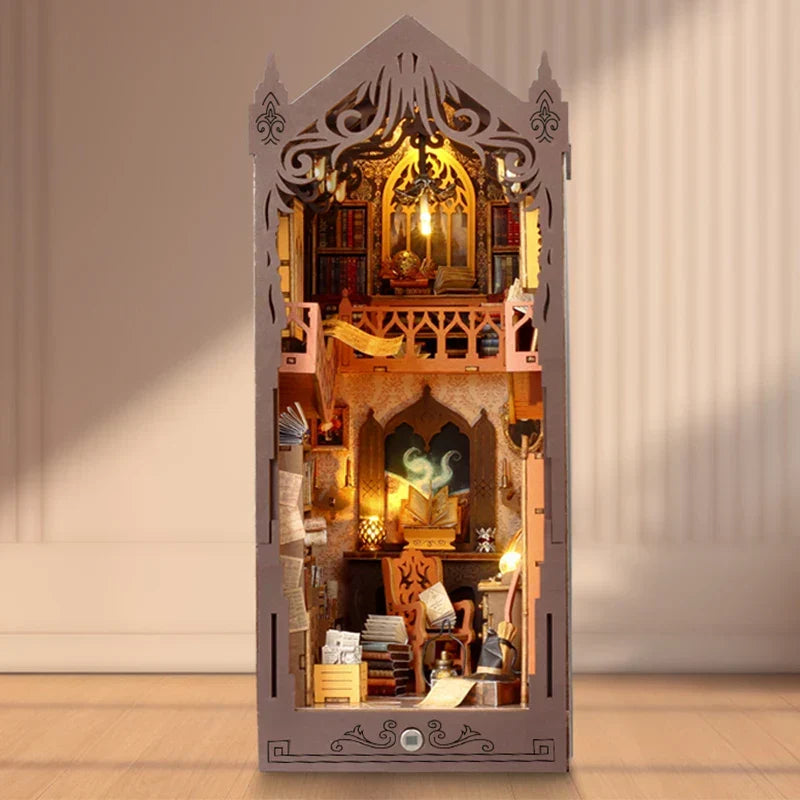 Magic Library DIY Book Nook Kit — open display view