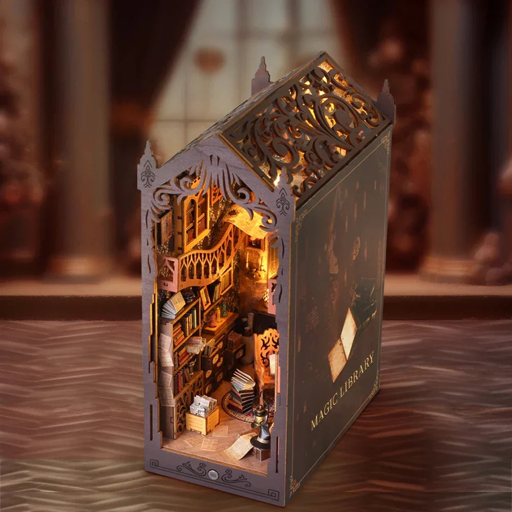 Magic Library DIY Book Nook Kit — main view