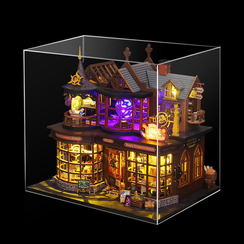 Magic Treasure DIY Miniature House Kit — angled close-up