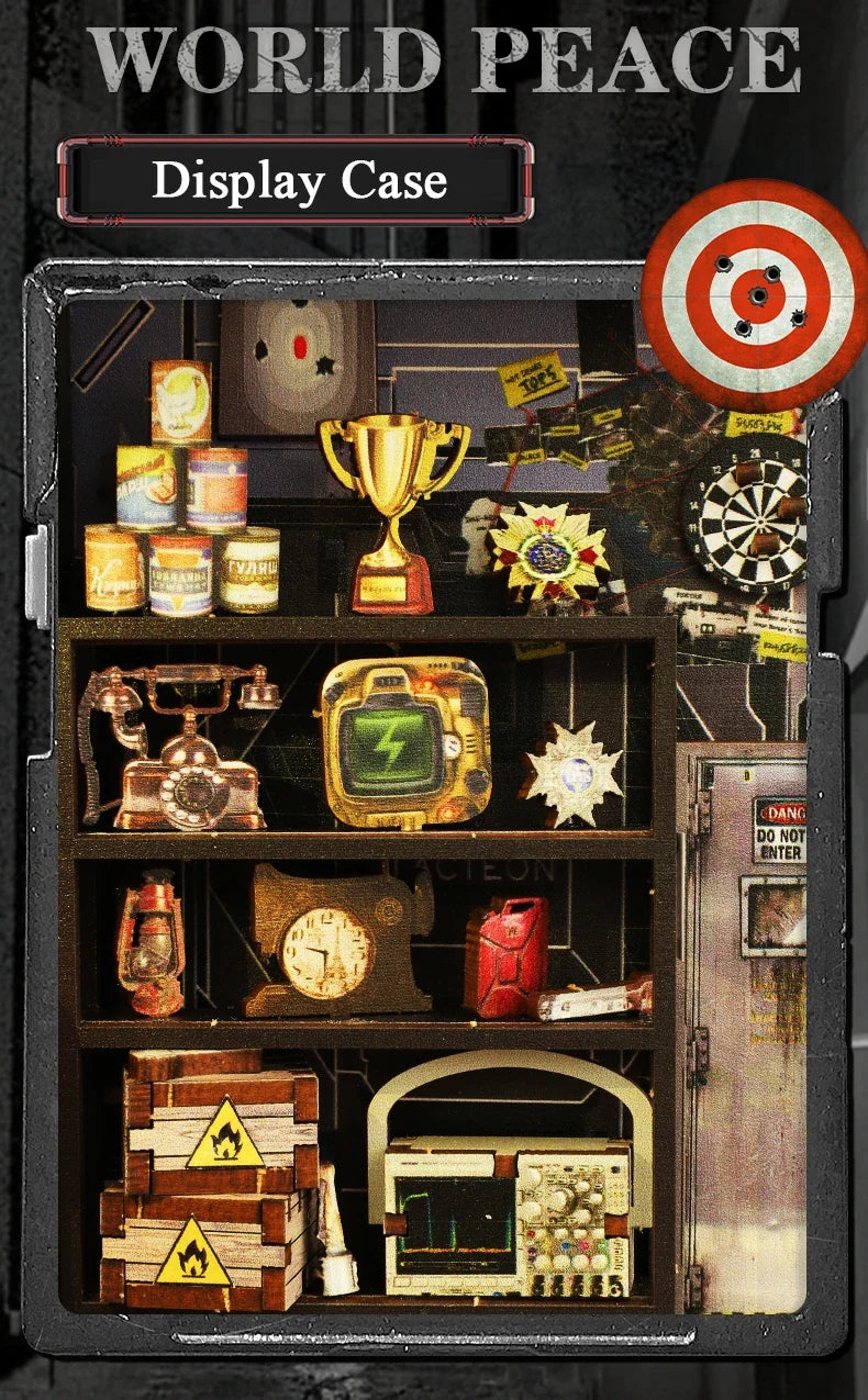Military Base Book Nook Kit — front angle