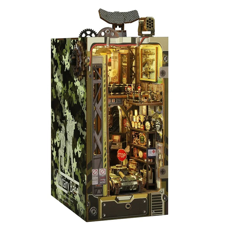 Military Base Book Nook Kit — front angle