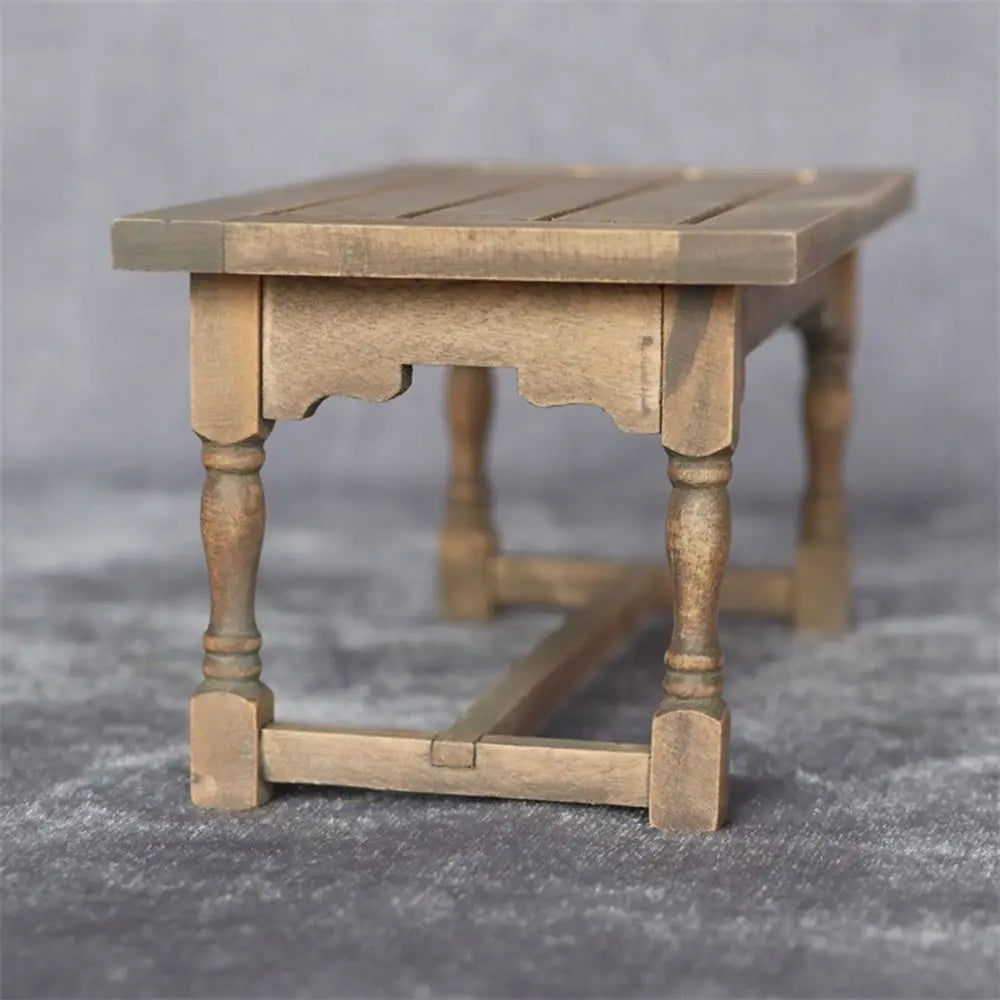Dollhouse Wooden Dining Set 1:12 — main view