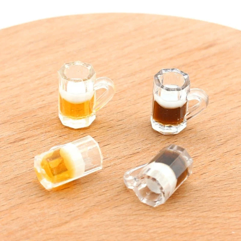 Yellow DIY Miniature House Kit — box and pieces