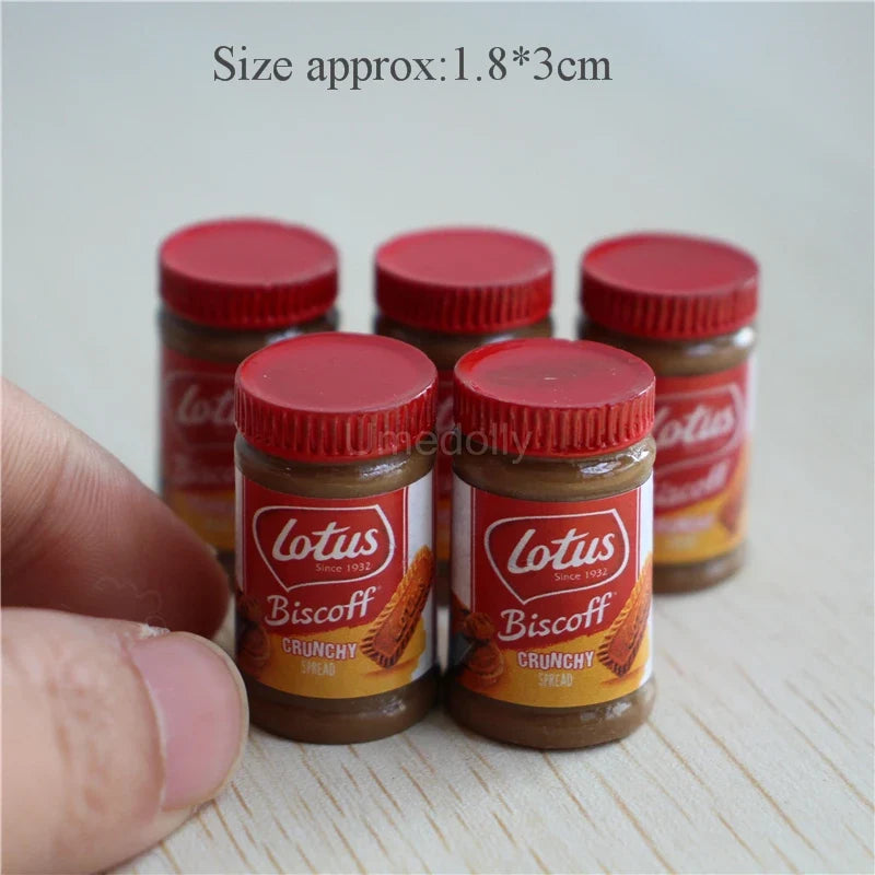 Dollhouse Bottle Set Miniature — box and pieces