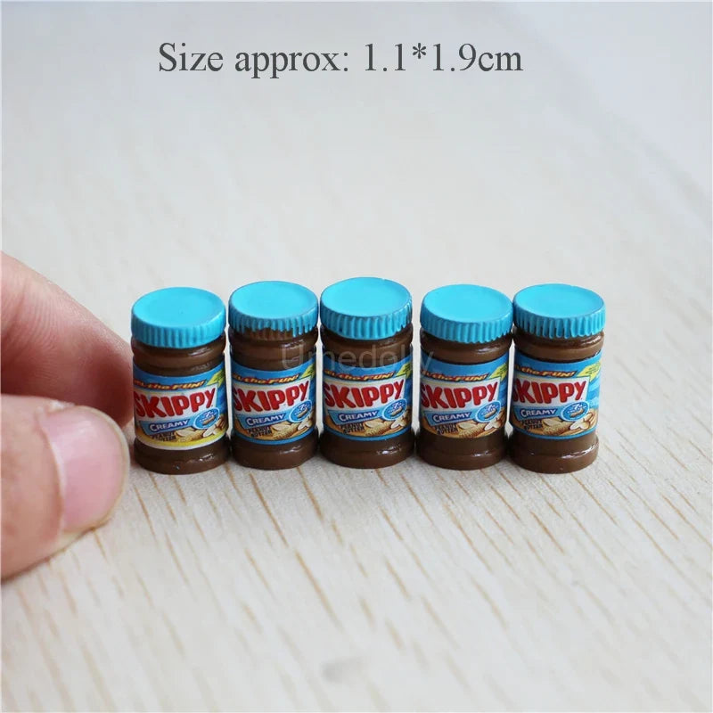 Dollhouse Bottle Set Miniature — open display view