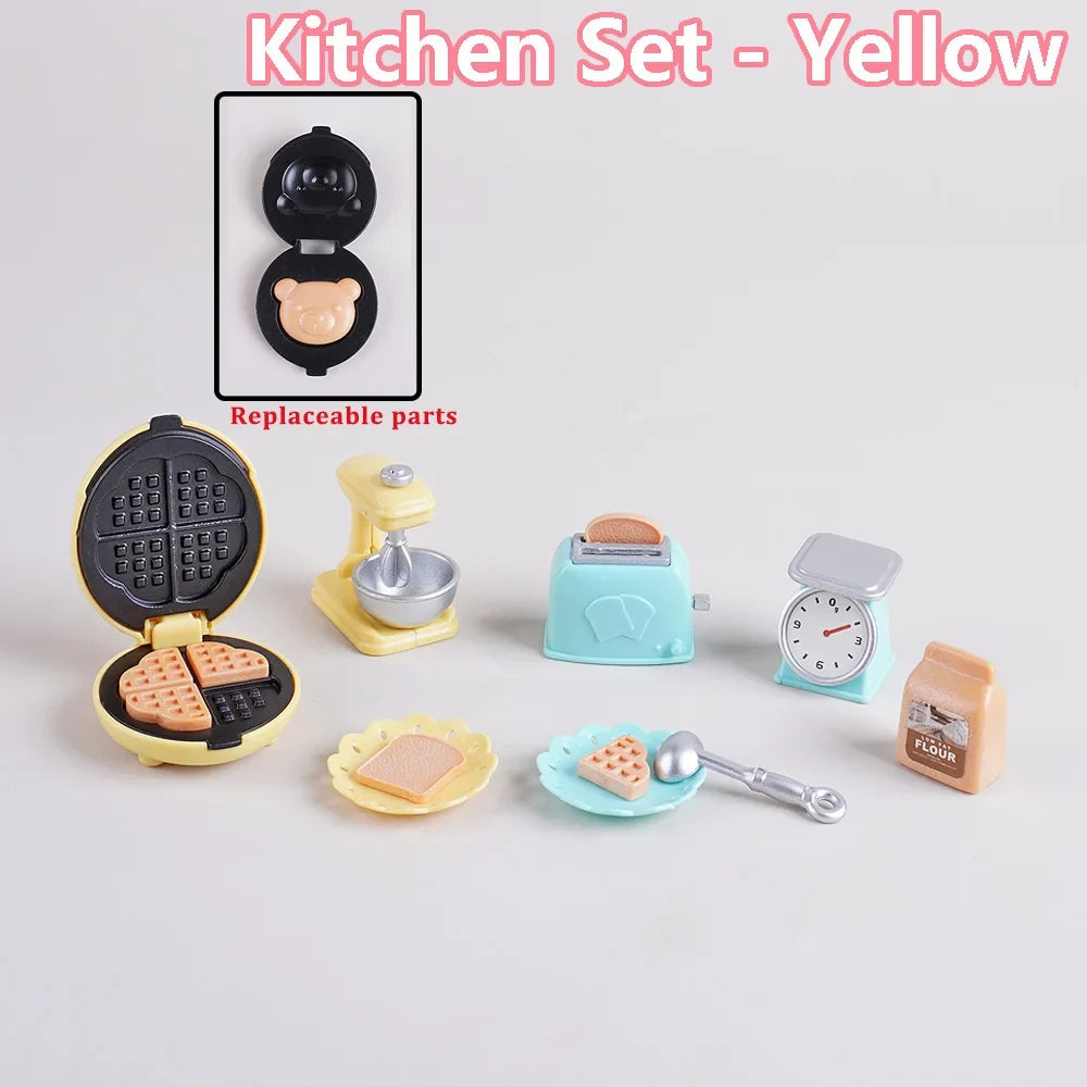 Kitchen Set 1 DIY Miniature House Kit — angled close-up