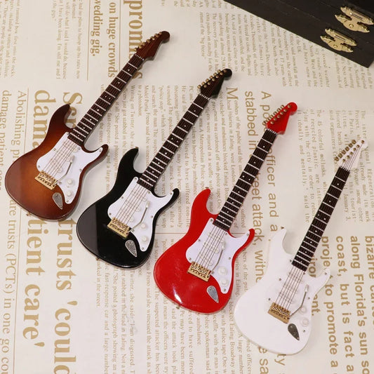 Miniature Electric Guitar 1:24 — detalied side view