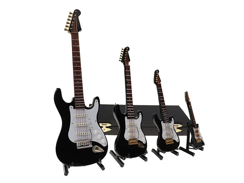 Miniature Electric Guitar 1:24 — detalied side view