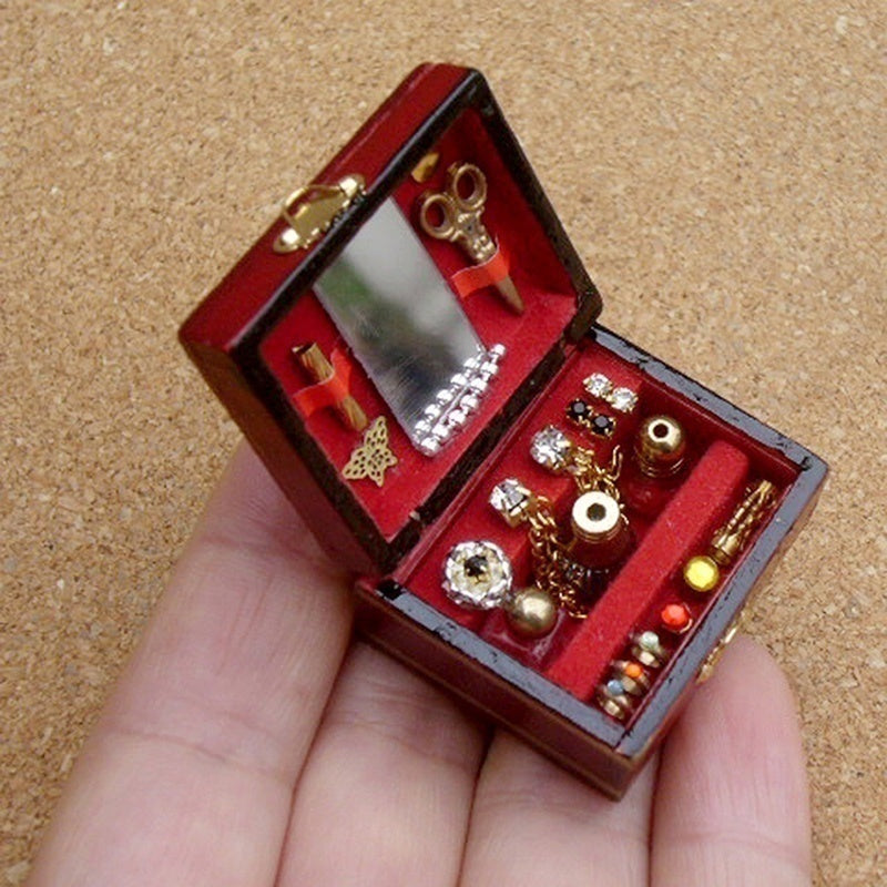 Dollhouse Jewellery Box 1:12 — front angle