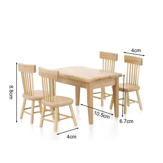Set DIY Miniature House Kit — detalied side view