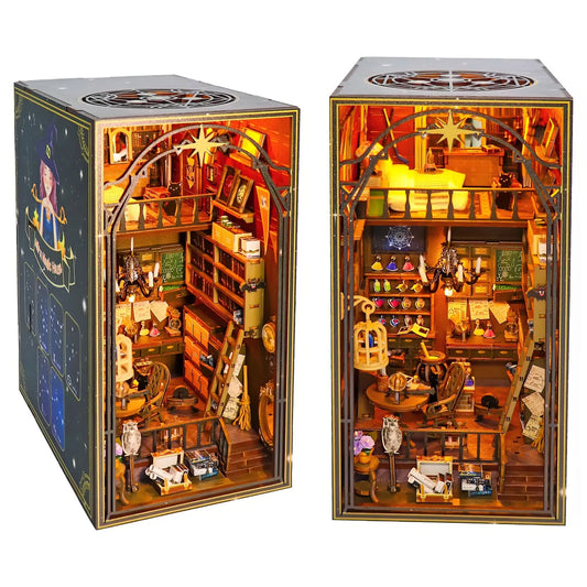 Miras Magic House DIY Book Nook Kit — detalied side view
