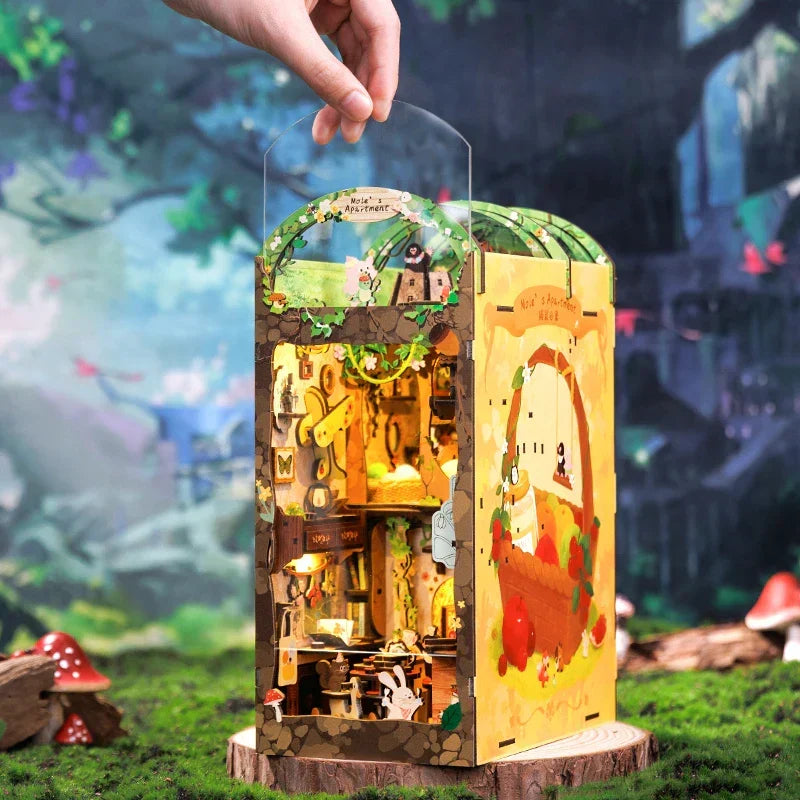 Moles Apartment DIY Book Nook Kit — scene view