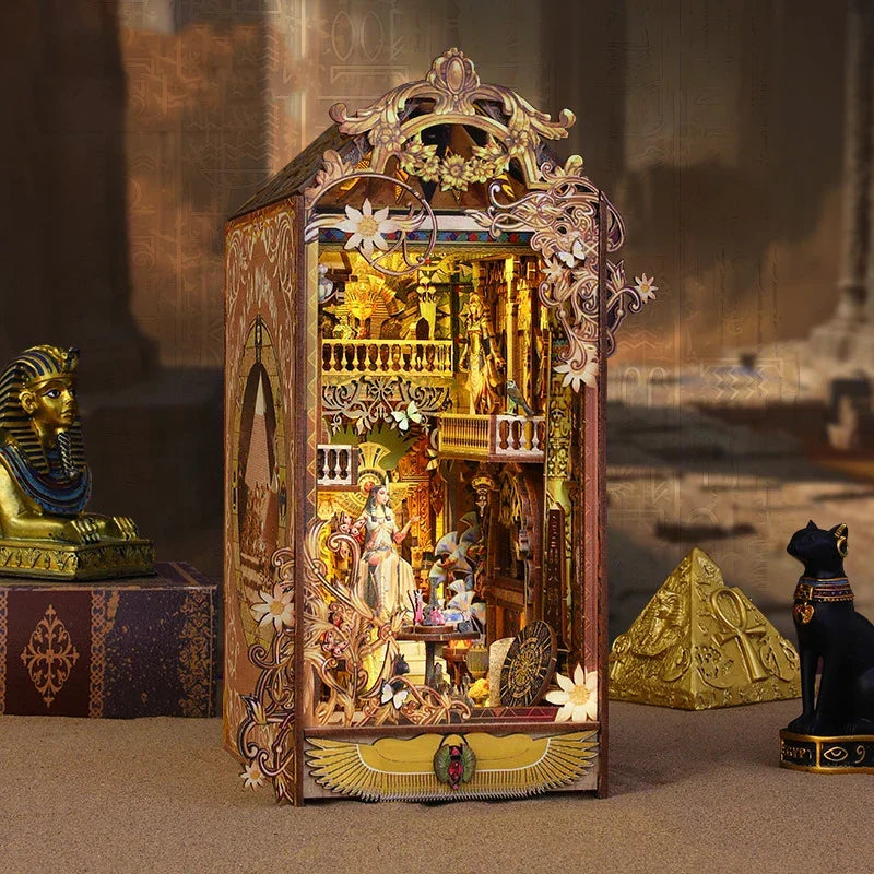 Mysterious Egypt City DIY Book Nook Kit — scene view