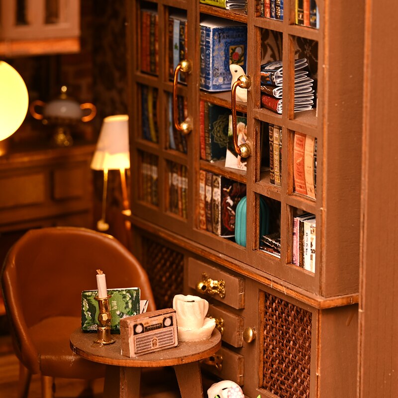 No9 Secret Magic Castle DIY Book Nook Kit — front angle