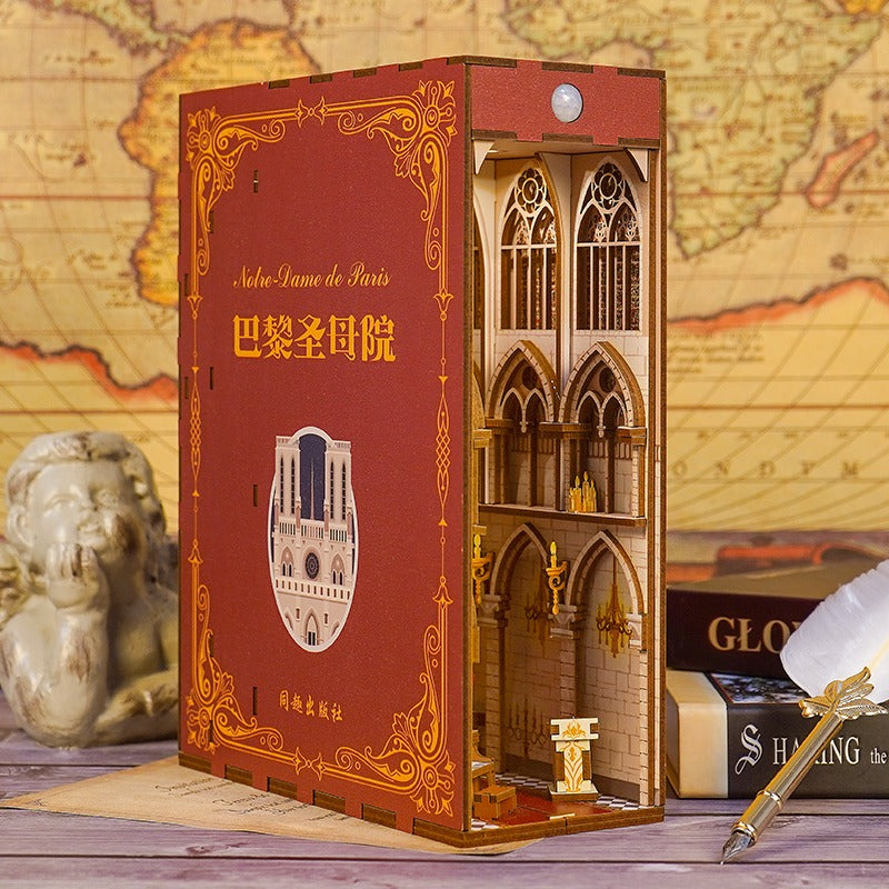 Notre Dame De Paris DIY Book Nook Kit — front angle