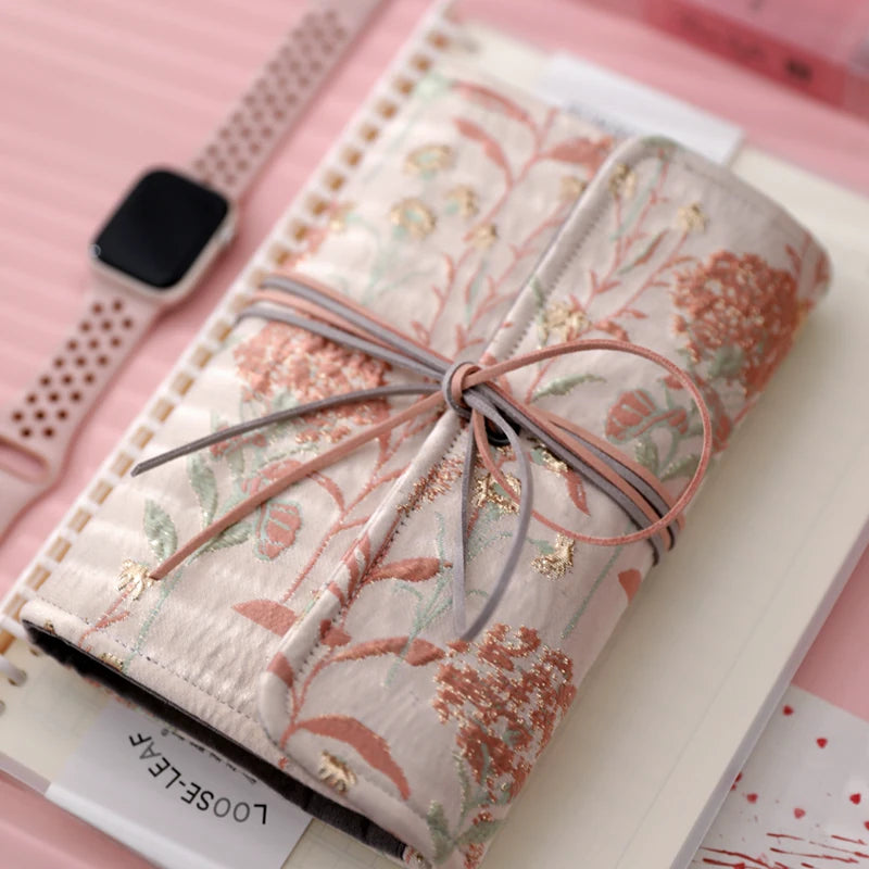 Vintage Refillable Loose Leaf Journal Notebook Set Aesthetic A5 A6 Binder Planner Diary