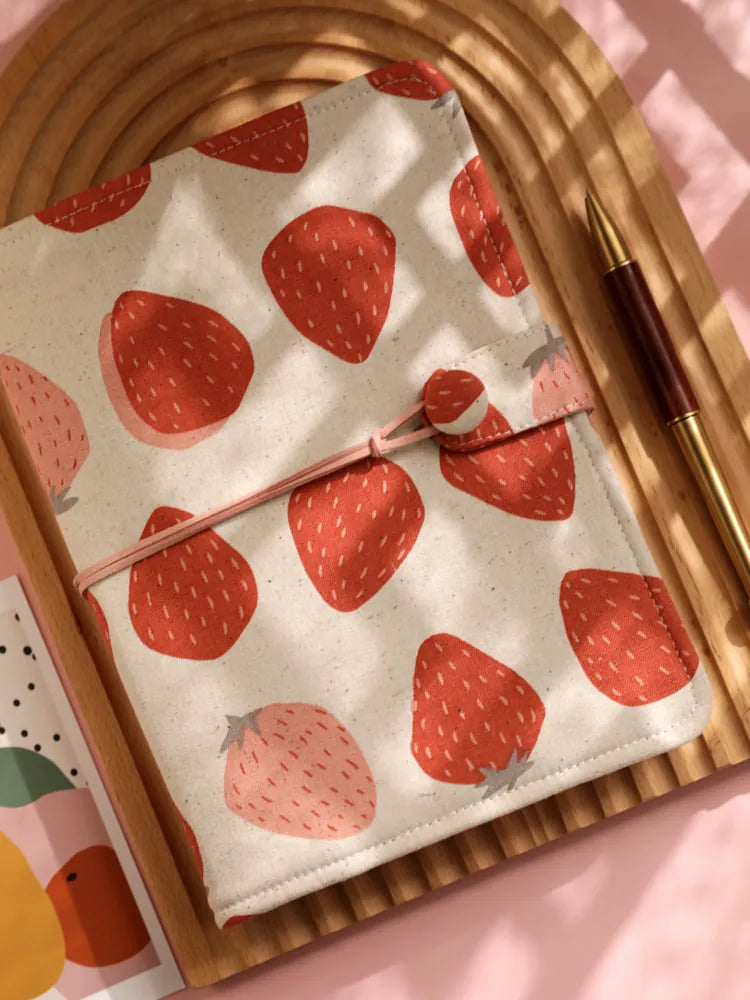 Aesthetic Loose Leaf Binder Journal Set Cute Refillable Planner Notebook with Stickers Tape & Ruler